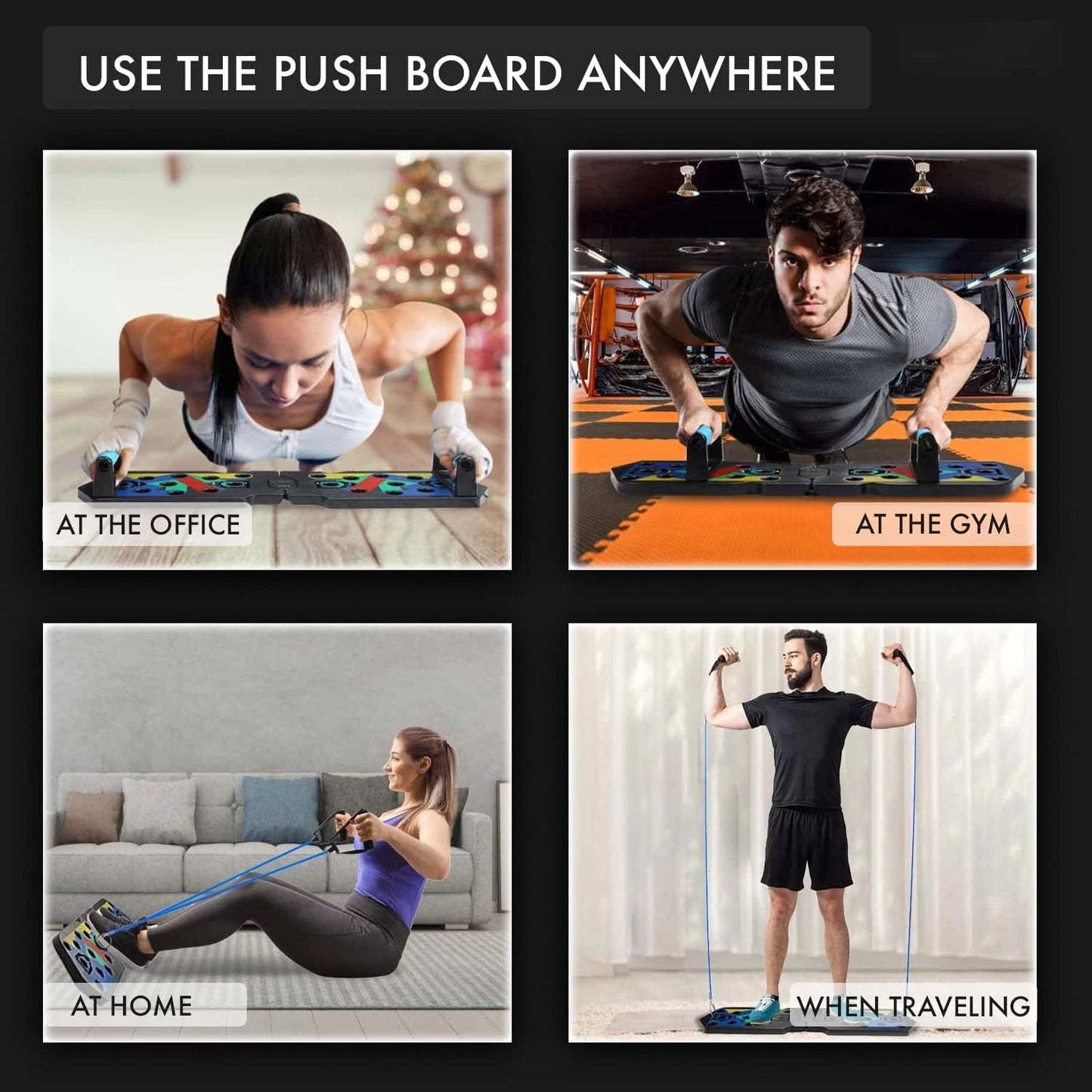 Foldable Push-Up Board Set