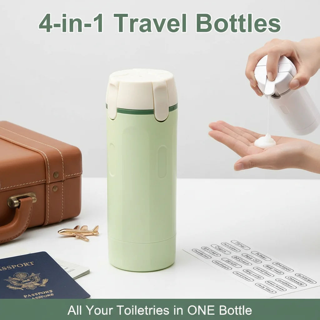 Motiv8™ 4-in-1 Travel Dispenser Bottle